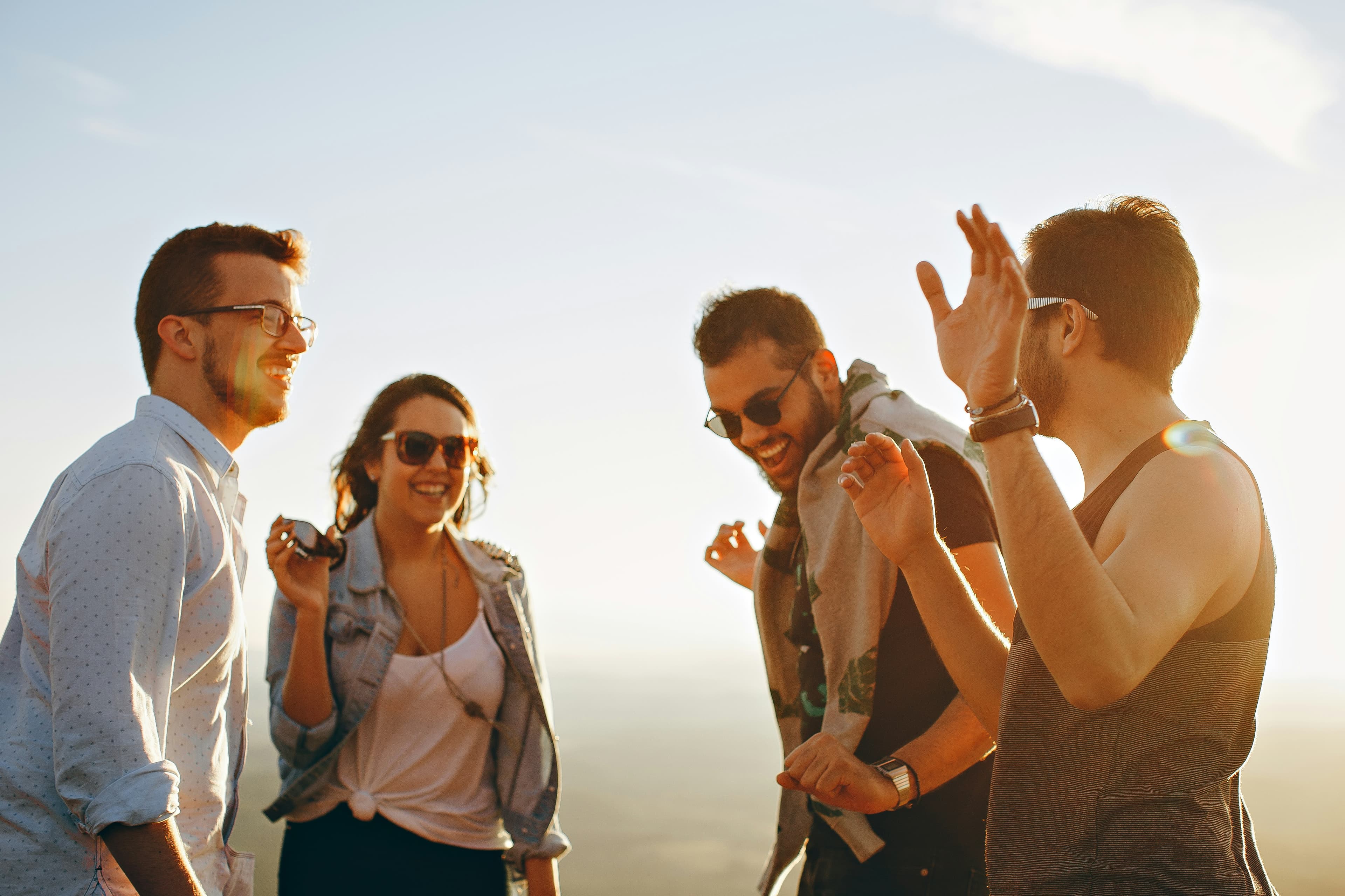 Group of people dancing and enjoying music